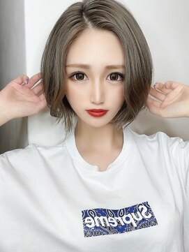 ヴィズバイエリーツ(vizz by elyts) ボブ/韓国/タッセルボブ/ワンホン/グレージュ/ブリーチ/北谷