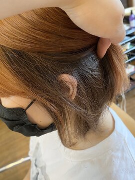 ギャロップヘアー 暗インナーカラー