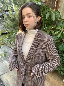 サン 白金台(SUN) 【ワンカールで決まる☆アンニュイなナチュラルボブヘア】