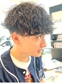 メンズマッシュメンズヘア波巻きスパイラルパーマ波巻きパーマ