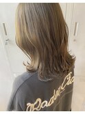 【Lei橋本】明るめbeige×緩めな外ハネBob☆