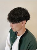 波巻きパーマ