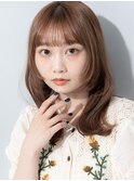 《30代》レイヤーロング*フレンチカジュアル*グレーベージュ