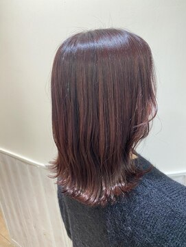 ネオリーブソラ 相模大野店(Neolive sola) 外ハネ×ボルドーカラー