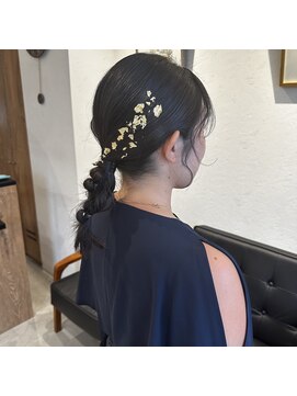 アルマヘアー(Alma hair by murasaki) ◎お呼ばれヘア　編みおろし◎