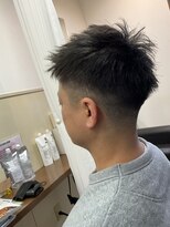 コアフィールフィス(COIFFURE fils)&nbsp;【見附　今】フェードカット　黒髪　似合わせ