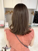 ネオリーブ チロル 横浜西口店(Neolive CiroL.)&nbsp;ふんわりミディアムレイヤー　シアーベージュ