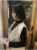 【LUAU records Osaka / yuma】ボブニュアンスパーマ