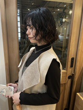 ルアウ レコーズ(LUAU records) 【LUAU records Osaka / yuma】ボブニュアンスパーマ