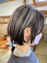 エメ ヘアー(aimer hair)&nbsp;【aimer木村style】アンブレラカラーショートボブ
