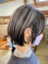 エメ ヘアー(aimer hair) 【aimer木村style】アンブレラカラーショートボブ