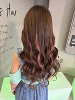 ラニシス ヘアー(Lanisis Hair)&nbsp;ポイントで見えて可愛い！ピンクハイライト！