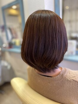 ニコ(nico)の写真/オーガニック成分92％配合のカラー剤【ヴィラロドラ】使用♪ワンランク上の”絶妙なツヤ感”を手に入れる！