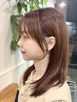 ビューエヒメ(VIEW EHIME)&nbsp;顔まわり/レイヤーカット/韓国/ロングヘア/ベージュ