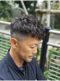 大人パーマ/ツーブロック/メンズパーマ/40代・50代/ビジネスヘア