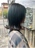 【hair labo.】ターコイズブルーカラー