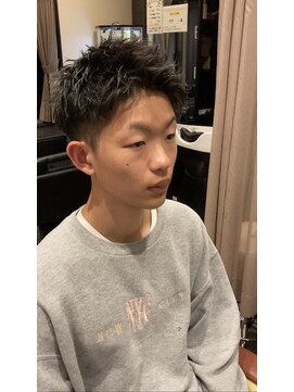 ヘアーイーダッシュ(HAIR E') ピンパーマスパイキーショート