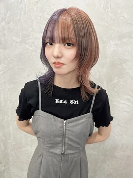 ジル(JiLL.) ツートンウルフ