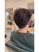 ツーブロックショート