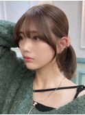 韓国柏顔周り縮毛矯正髪質改善レイヤー韓国ボブメルティくびれ