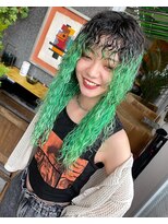 フィン(fin,)&nbsp;fin, ケアブリーチカラー/ハイトーン/ダブルカラー/パーマ/天神