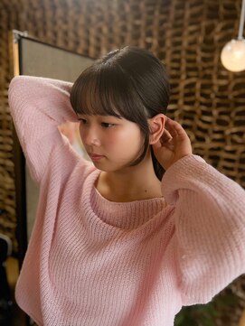 クラフト バイトウキョウ(KRAFT. by TOKYO) 可愛い韓国風顔まわり/結んでも可愛い/小顔カット