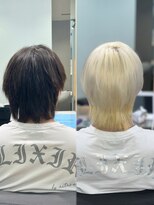 ラピステン 福岡天神 大名店(Lapis)&nbsp;ホワイト/ホワイトグレージュミニウルフデジタルパーマ