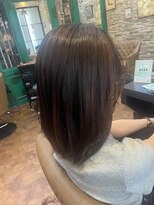 ヘアーラウンジ アンフィ 井土ヶ谷(Hair Lounge Anphi)&nbsp;縮毛矯正Before after