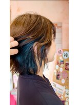 ジール(zeal)&nbsp;くびれヘア/アプリコットオレンジ/夏のヘアアレンジ/