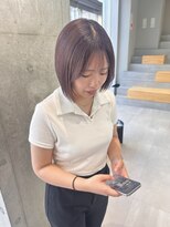 カケル(×.)&nbsp;ボブ／ラベンダーグレージュ