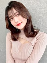 ロンドワン 三宮元町(Lond one) 韓国レイヤーカット/ヨシンモリフェイスレイヤー/艶髪カラー