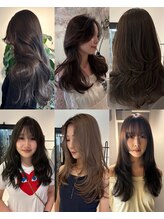 【RYOKA】～ナチュラルに動くレイヤーカット、どの明るさでも似合わせで作る透明感カラー～