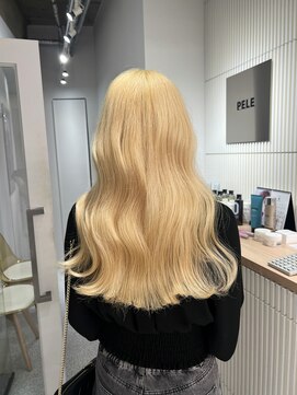 ペレ 渋谷(PELE) クラゲヘアー/小顔に見せるヘア/ココアベージュ/渋谷