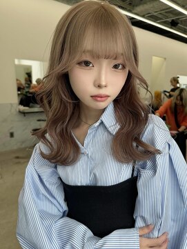 リノート バイ エゴル 太田川(Linoet by ENGOL) ミルクティーベージュ/ブラウンカラー/ハイトーンカラー