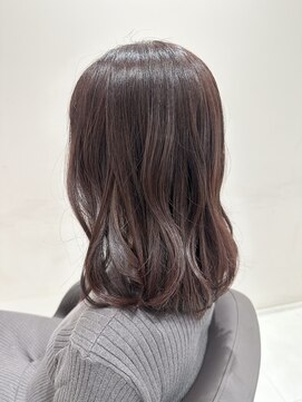 ミディアム艶カラー【ピンクグレージュ】30代40代50代