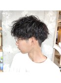 シャドウパーマ/波巻きパーマ/波巻きツイスパ/ニュアンスパーマ