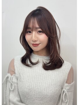 ビューネオ(VIEW NEO) ふわっと動くレイヤースタイル/ミディアムヘア/谷町四丁目