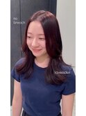 ラベンダーカラー/艶カラー/ラベンダーブラウン/表参道美容室