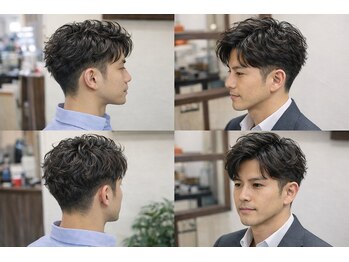 ヘアーデザインディープ hair design Deepの写真/【大阪/天六】理容師ならではのシェービング技術に感動！ON/OFFキマル大人かっこいいスタイルを実現☆