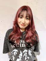 フェンヘアーアイス 中目黒(Fen.hair ici) ピンクにブラックの裾カラーで甘辛な雰囲気へ◎