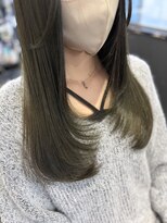 ヘアーデザイン ジェルム(Hair Design germe)&nbsp;オリーブブラウンレイヤー / YUDU