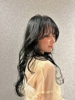 ピークス 渋谷店(Peaks) ミルクティーブロンド/ワンホンレイヤー/韓国巻き/顔周りカット