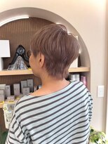 ロアン 福津店(roan) 【脱白髪染めで叶える】大人透明感ショート