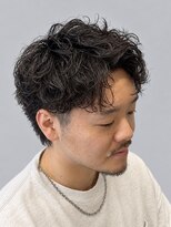 スター 稲沢店(STAR)&nbsp;メンズカットセンターパートニュアンスパーマ