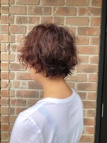 ヘアメイクエイト 丸山店(hair make No.8)&nbsp;【担当＊岩切祐樹】ショート×パーマ×秋カラー