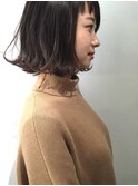 【NAiVE hair】切りっぱなしBOB外ハネ