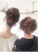 ヘアセットで気合を入れてあばれ祭りへ