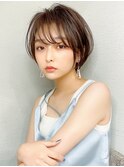 LallYou　錦糸町　韓国レイヤーカットミルクティーブラウン