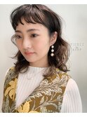 【SENSE beauty salon 関谷】ふわっとウェーブ×ショートバング