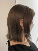 ナチュラルブラウンベージュ　外ハネボブ